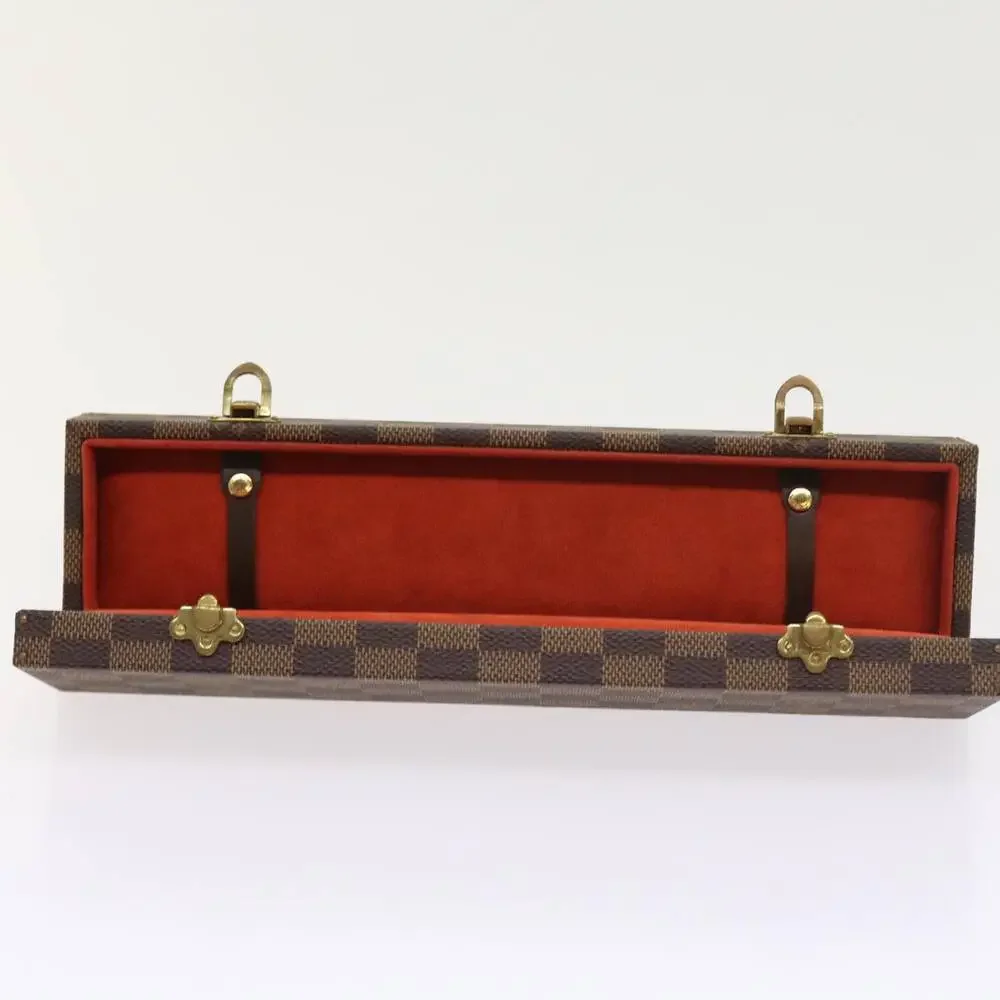 LOUIS VUITTON Damier Ebene Watch Case Trunk